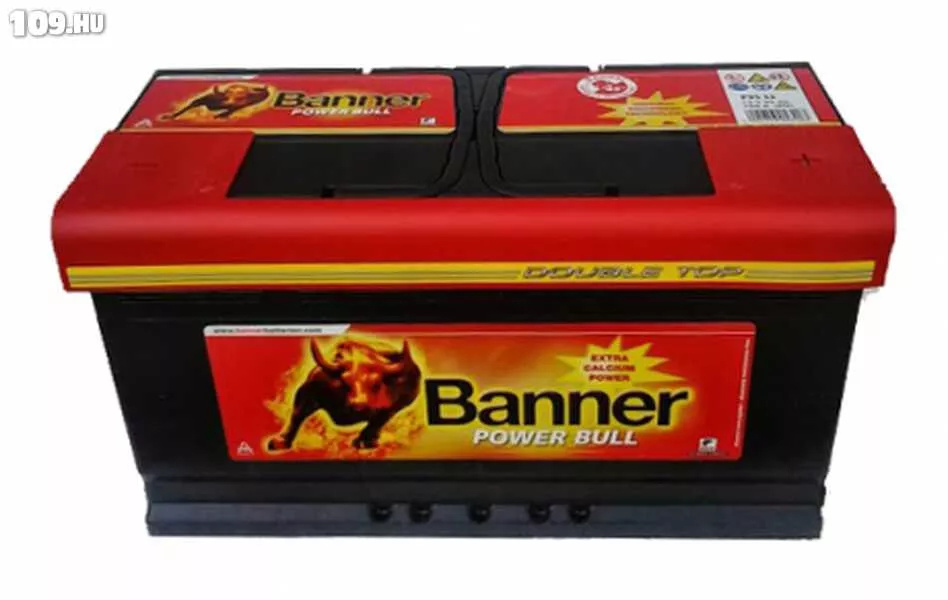 Akkumulátor BANNER Power Bull 12V 95Ah személyautó akkumulátor jobb+