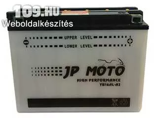 Motorkerékpár akkumulátor JP MOTO 12V 16Ah YB16AL-A2